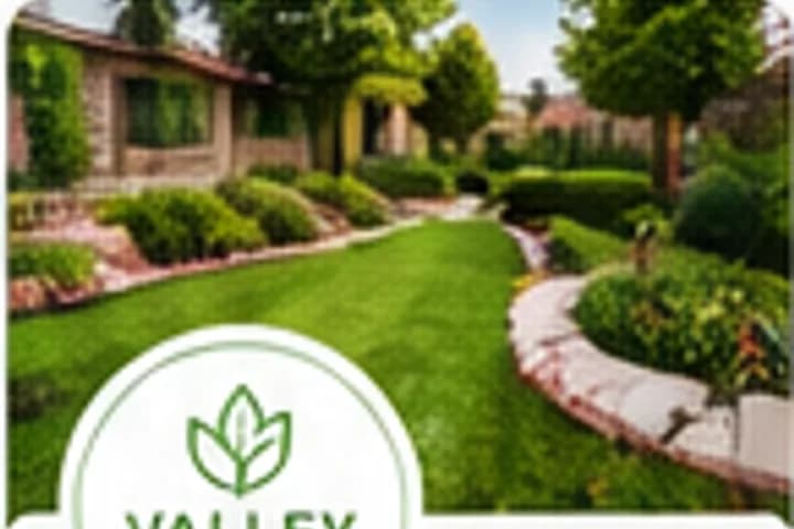 Landscaped garden and pathway