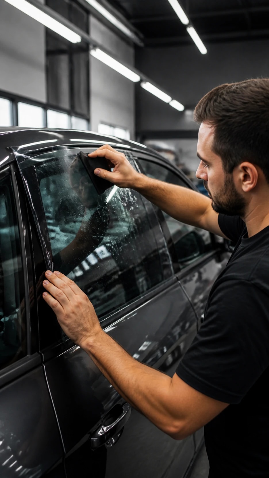 Automotive window tint service guide